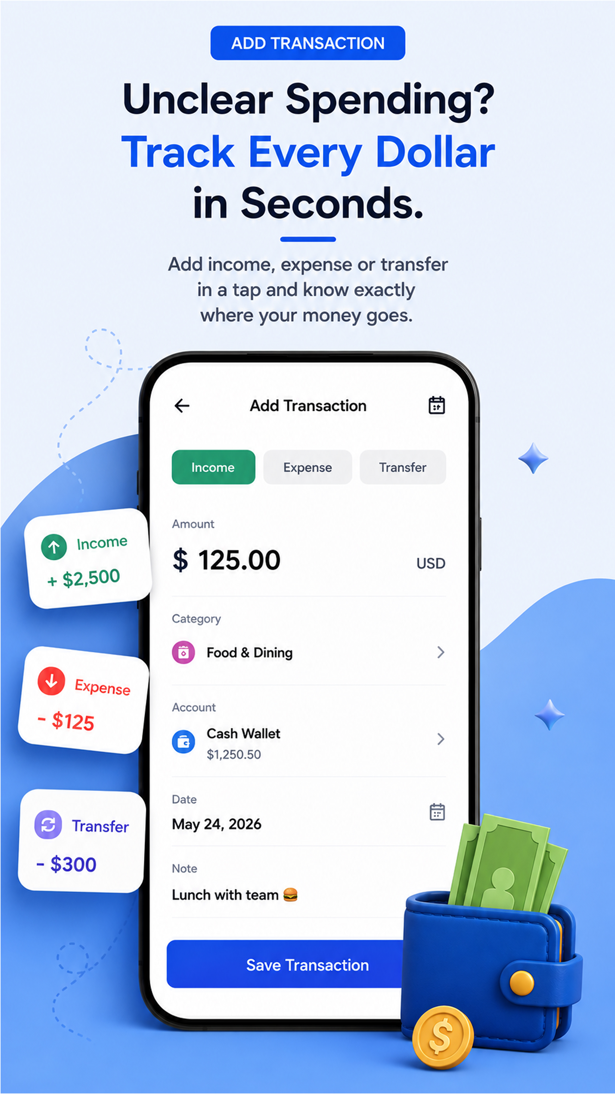 Add Transaction Screenshot