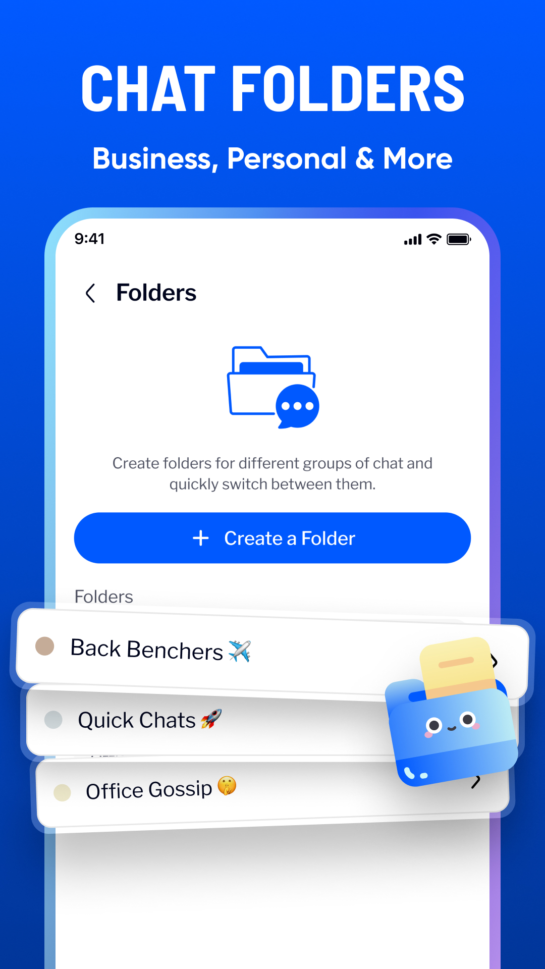 Custom Chat Folders Screenshot